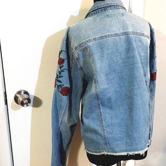 NWT Jean Jacket Size Large - Picture 6 of 8